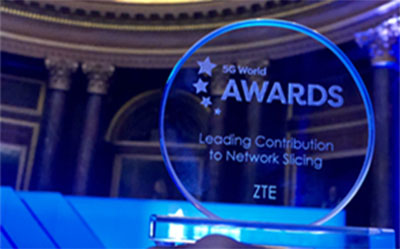 ZTE Network Slicing at 5G World Awards
